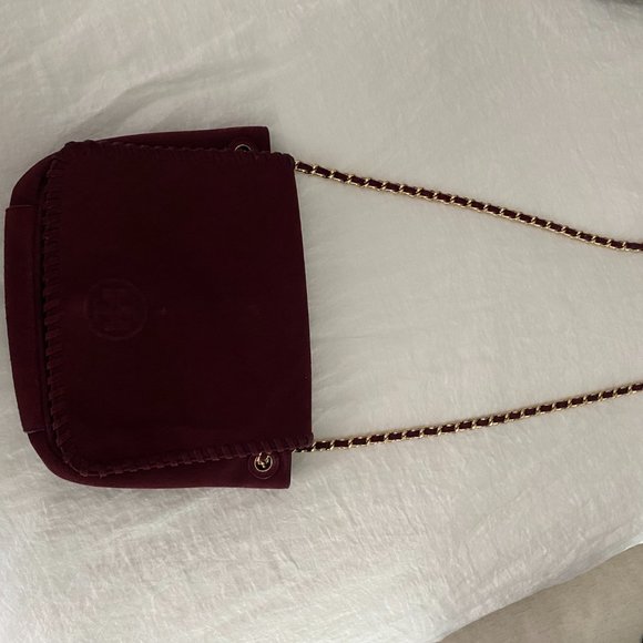 Marion Small Suede Flap Shoulder Bag - Picture 3 of 3